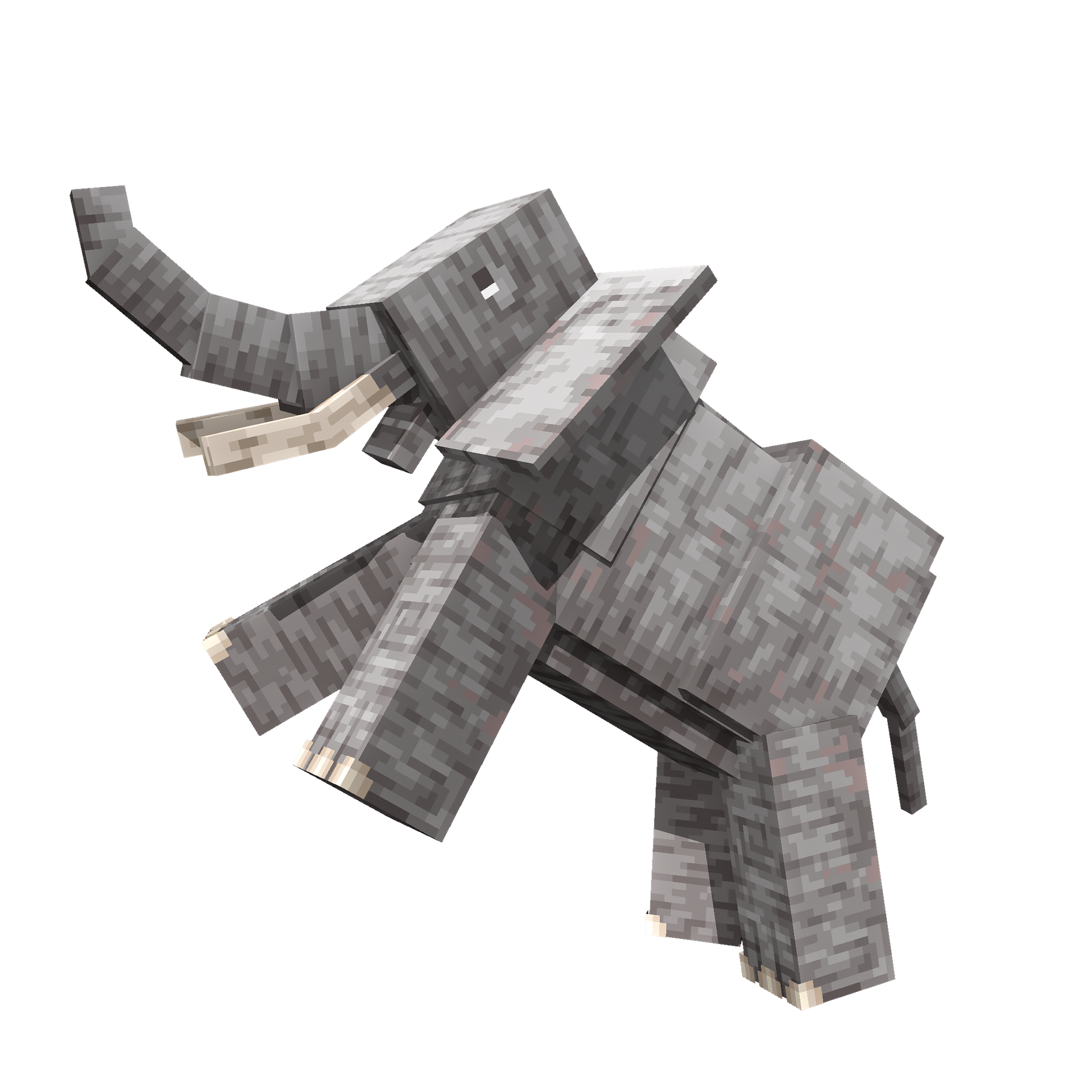 Minecraft Render of an elephant